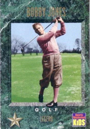 Bobby Jones 1994 SI for Kids Legends golf card - AutographsForSale.com