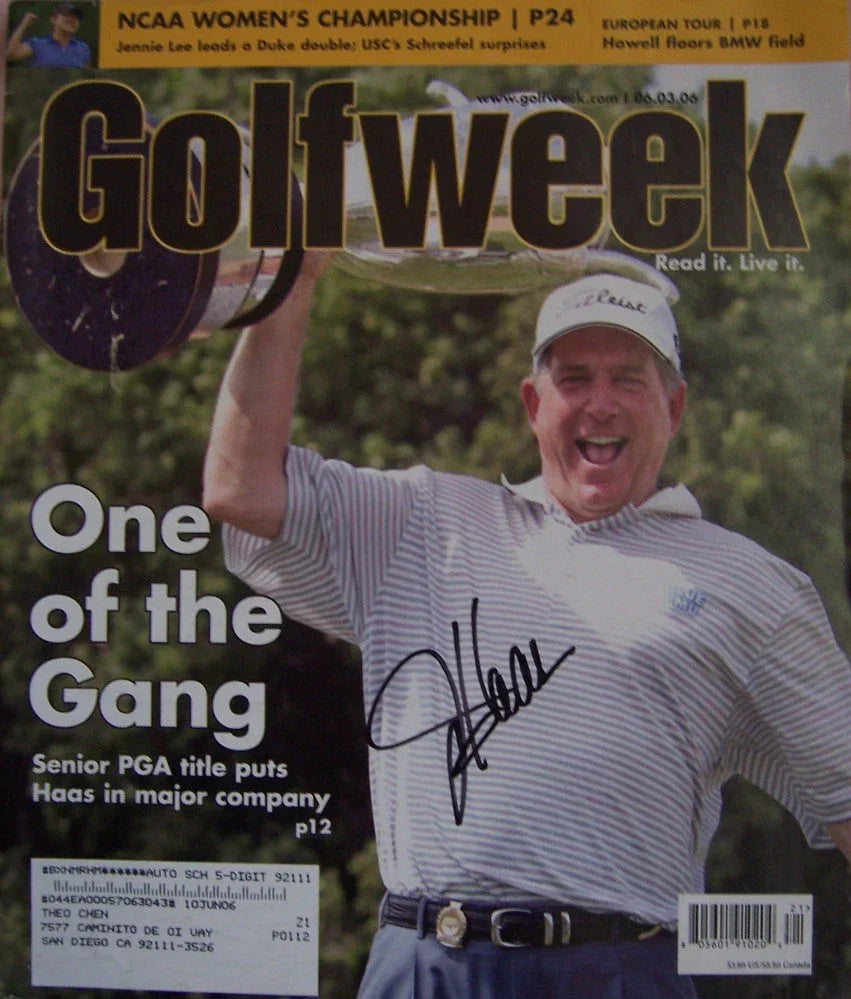 Jay Haas autographed 2006 Golfweek magazine - AutographsForSale.com
