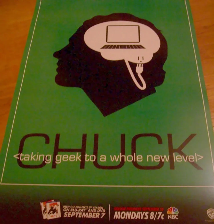 Chuck 2010 Comic-Con exclusive 11x17 promo poster - AutographsForSale.com