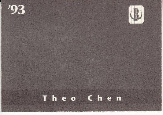 Theo Chen autographed 1993 Beckett employee trading card - AutographsForSale.com