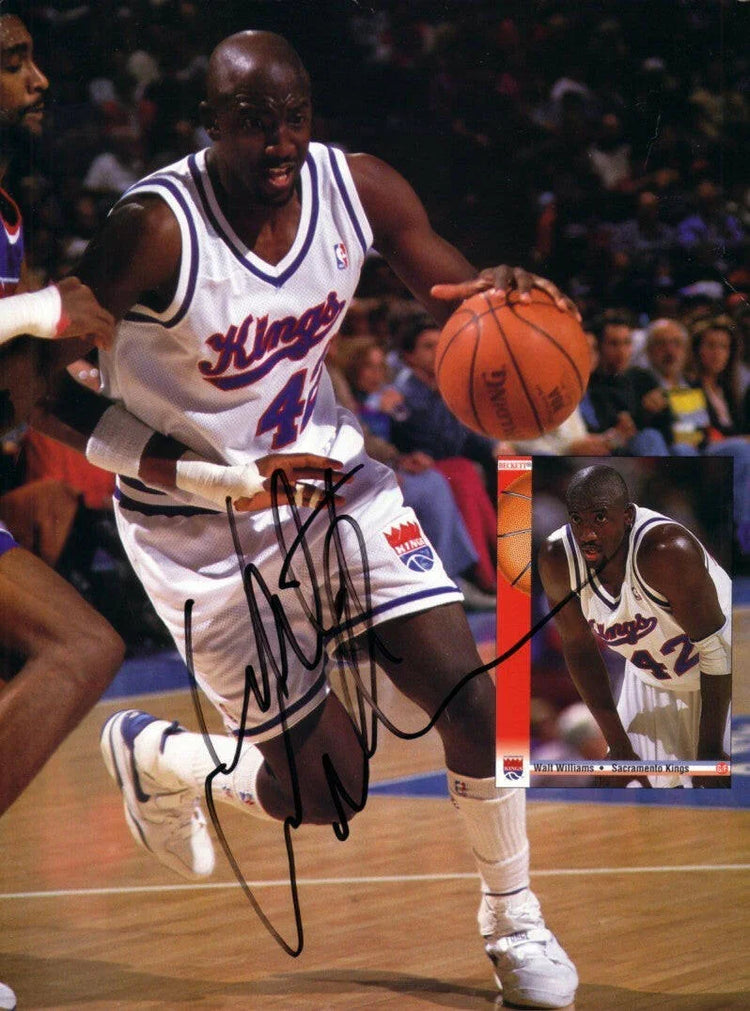 Walt Williams signed Sacramento Kings Beckett basketball magazine cover photo - AutographsForSale.com