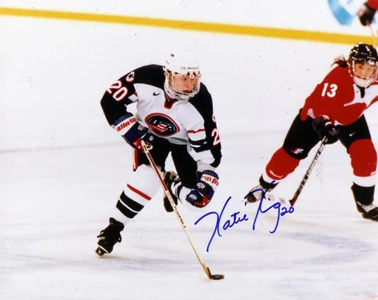 Katie King signed 1998 US Women’s hockey team 8x10 photo - AutographsForSale.com
