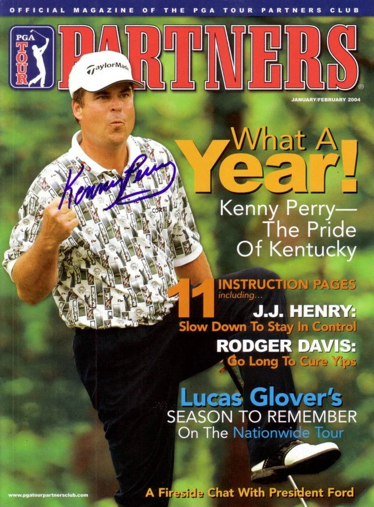 Kenny Perry autographed PGA Tour golf magazine - AutographsForSale.com