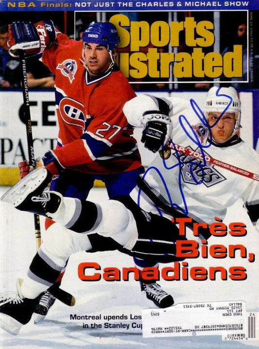 Tomas Sandstrom autographed LA Kings 1993 Sports Illustrated - AutographsForSale.com
