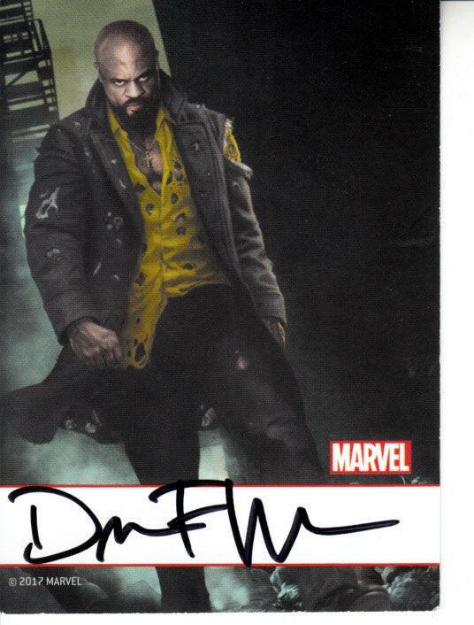 David F Walker signed Power Man & Iron Fist Marvel 2017 SDCC card - AutographsForSale.com