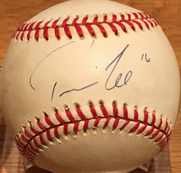 Travis Lee autographed National League baseball - AutographsForSale.com