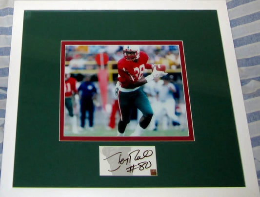 Jerry Rice autograph framed Mississippi Valley St 8x10 photo JSA - AutographsForSale.com