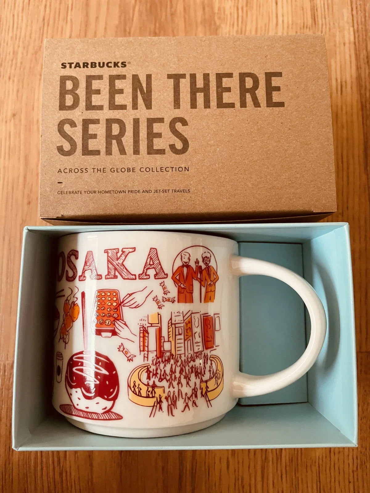 Starbucks 2018 Been There Series Osaka 14 ounce collector coffee mug NEW - AutographsForSale.com