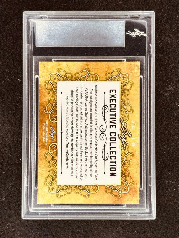 Dany Heatley 2018 Leaf Masterpiece Cut Signature card 1/1 JSA Ottawa Senators - AutographsForSale.com