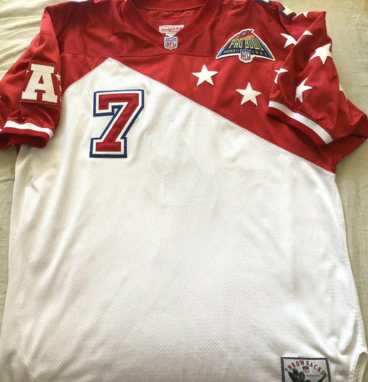 John Elway 1995 AFC Pro Bowl Mitchell & Ness jersey Denver Broncos - AutographsForSale.com
