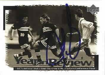 Jeff Agoos autographed 1999 Upper Deck MLS DC United card - AutographsForSale.com