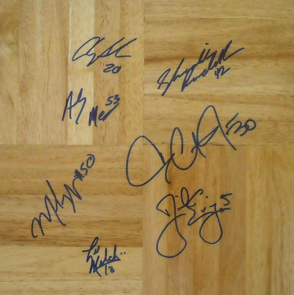 2002-03 Duke Blue Devils ACC Champs team signed floor Dahntay Jones Shavlik Randolph - AutographsForSale.com