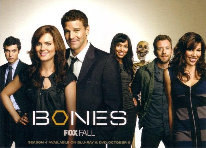 Bones Cast 2009 SDCC Fox 5x7 photo card David Boreanaz Emily Deschanel - AutographsForSale.com