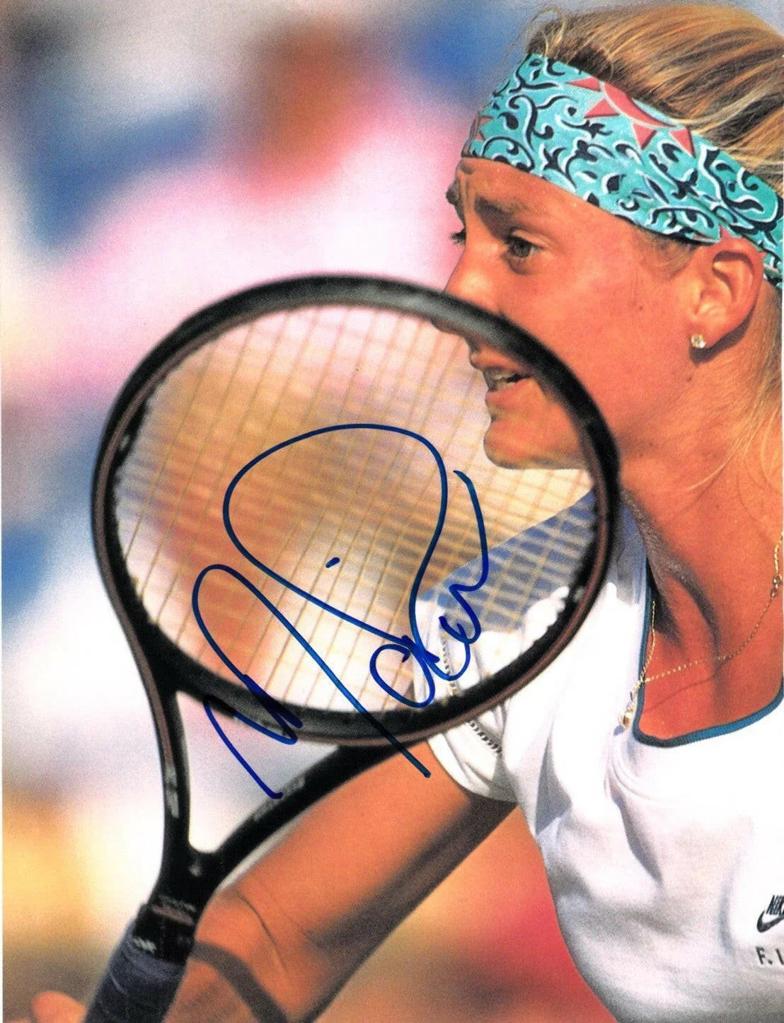 Mary Pierce autographed tennis magazine full page photo - AutographsForSale.com