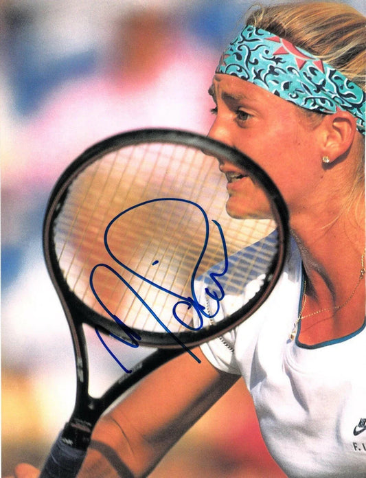 Mary Pierce autographed tennis magazine full page photo - AutographsForSale.com