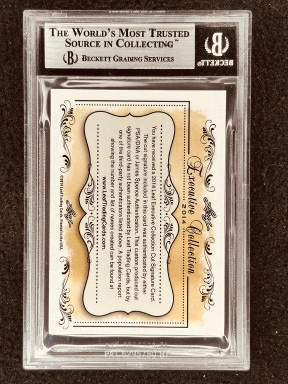 Joe Mantegna 2014 Leaf Masterpiece Cut Signature certified signed card 1/1 JSA Simpsons - AutographsForSale.com