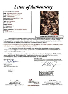 Sons of Anarchy cast signed 2014 SDCC poster Kim Coates Katey Sagal Kurt Sutter JSA - AutographsForSale.com