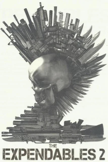 Expendables 2 movie 2012 SDCC promotional temporary tattoo - AutographsForSale.com