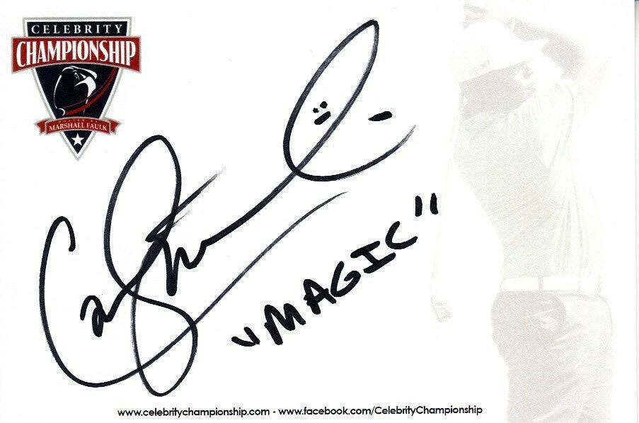 Carl Michael Magician signed 4x6 blank card Americas Got Talent - AutographsForSale.com