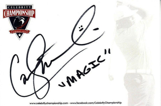 Carl Michael Magician signed 4x6 blank card Americas Got Talent - AutographsForSale.com