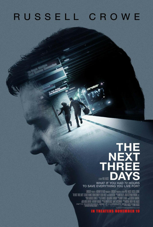 The Next Three Days mini movie poster (Russell Crowe) - AutographsForSale.com