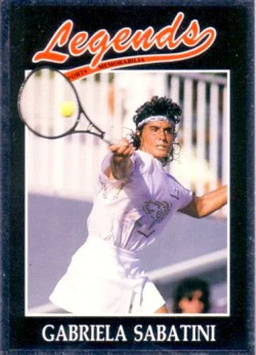 Gabriela Sabatini 1991 Legends tennis card - AutographsForSale.com