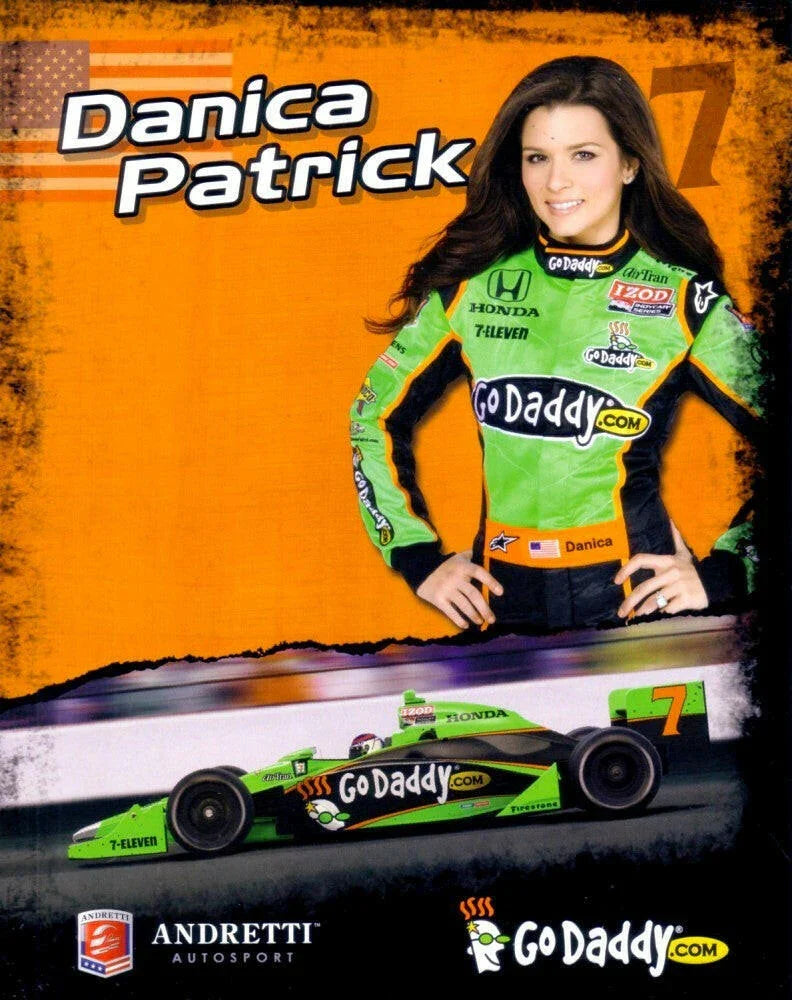 Danica Patrick 2011 Andretti IRL Racing 8x10 photo card - AutographsForSale.com