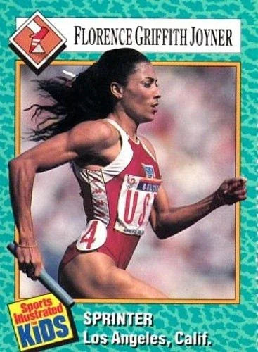 Florence Griffith Joyner 1989 SI for Kids track & field RC - AutographsForSale.com