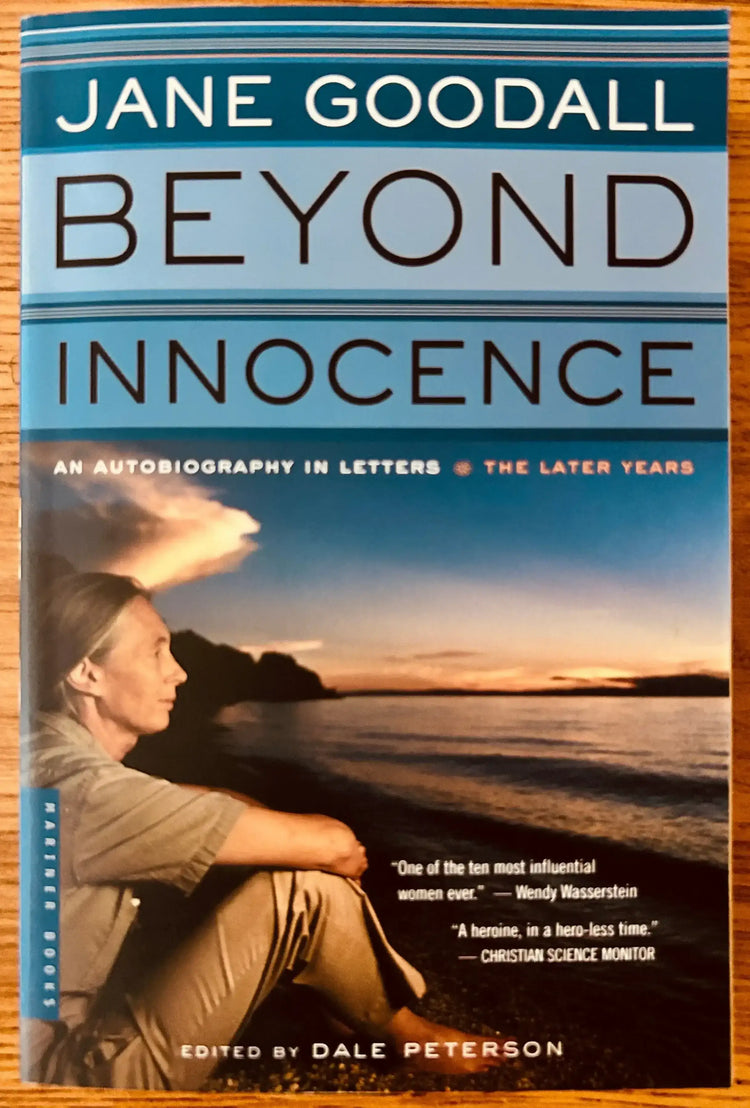 Jane Goodall autographed Beyond Innocence paperback book JSA - AutographsForSale.com