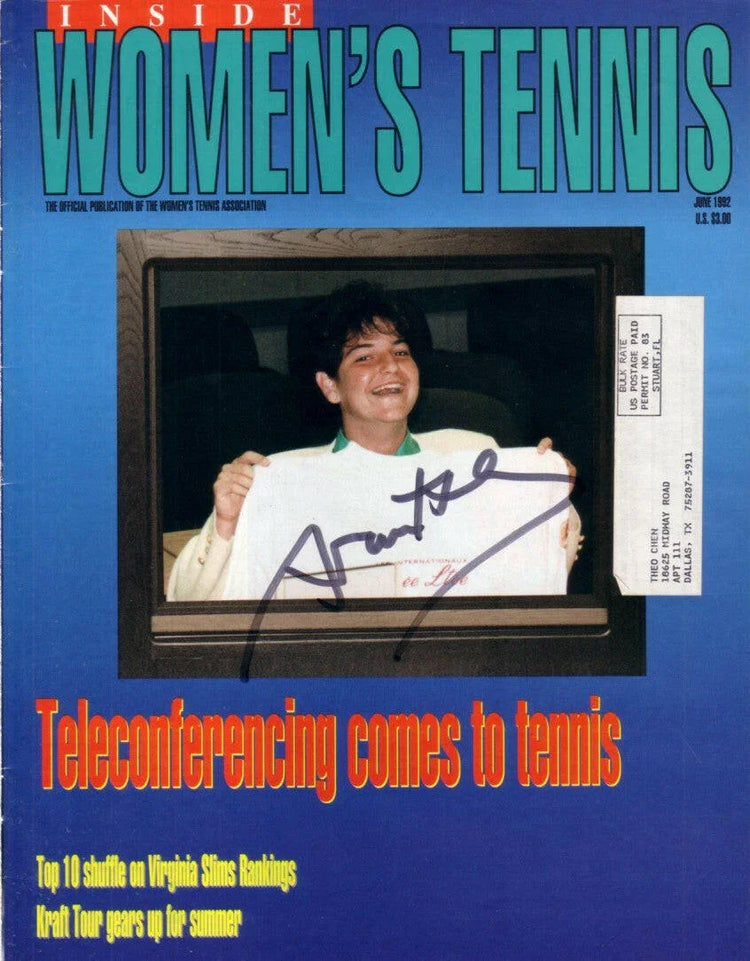Arantxa Sanchez Vicario autographed Women’s Tennis cover - AutographsForSale.com