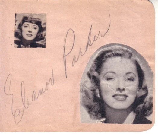 Eleanor Parker Sound of Music signed autograph album book page - AutographsForSale.com