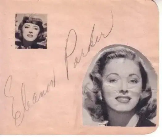 Eleanor Parker Sound of Music signed autograph album book page - AutographsForSale.com