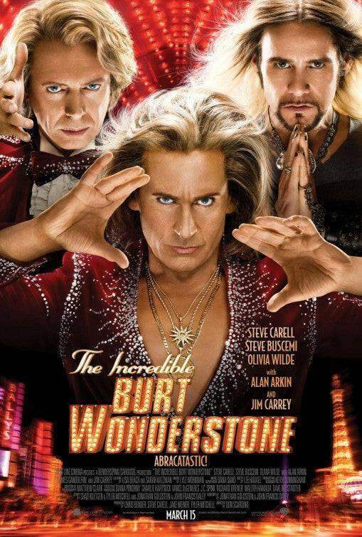 Incredible Burt Wonderstone mini movie poster (Steve Carell) - AutographsForSale.com