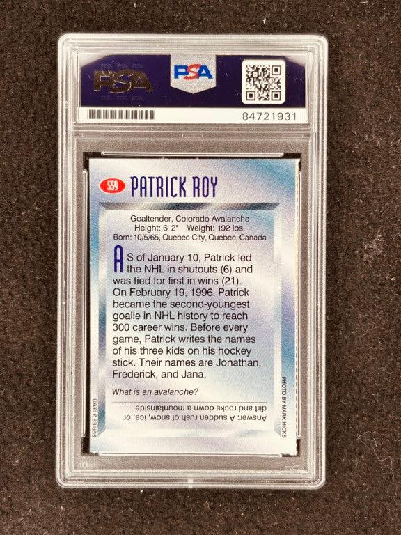Patrick Roy autographed Colorado Avalanche 1997 Sports Illustrated for Kids card PSA/DNA Slabbed - AutographsForSale.com