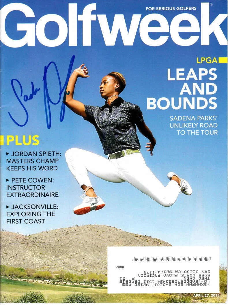 Sadena Parks autographed 2015 Golfweek magazine - AutographsForSale.com