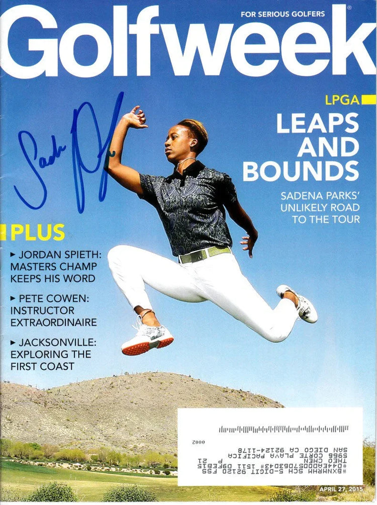Sadena Parks autographed 2015 Golfweek magazine - AutographsForSale.com
