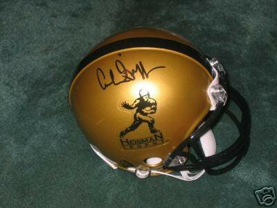 49 autographed Heisman mini helmets Tony Dorsett Barry Sanders Roger Staubach Charles Woodson JSA - AutographsForSale.com