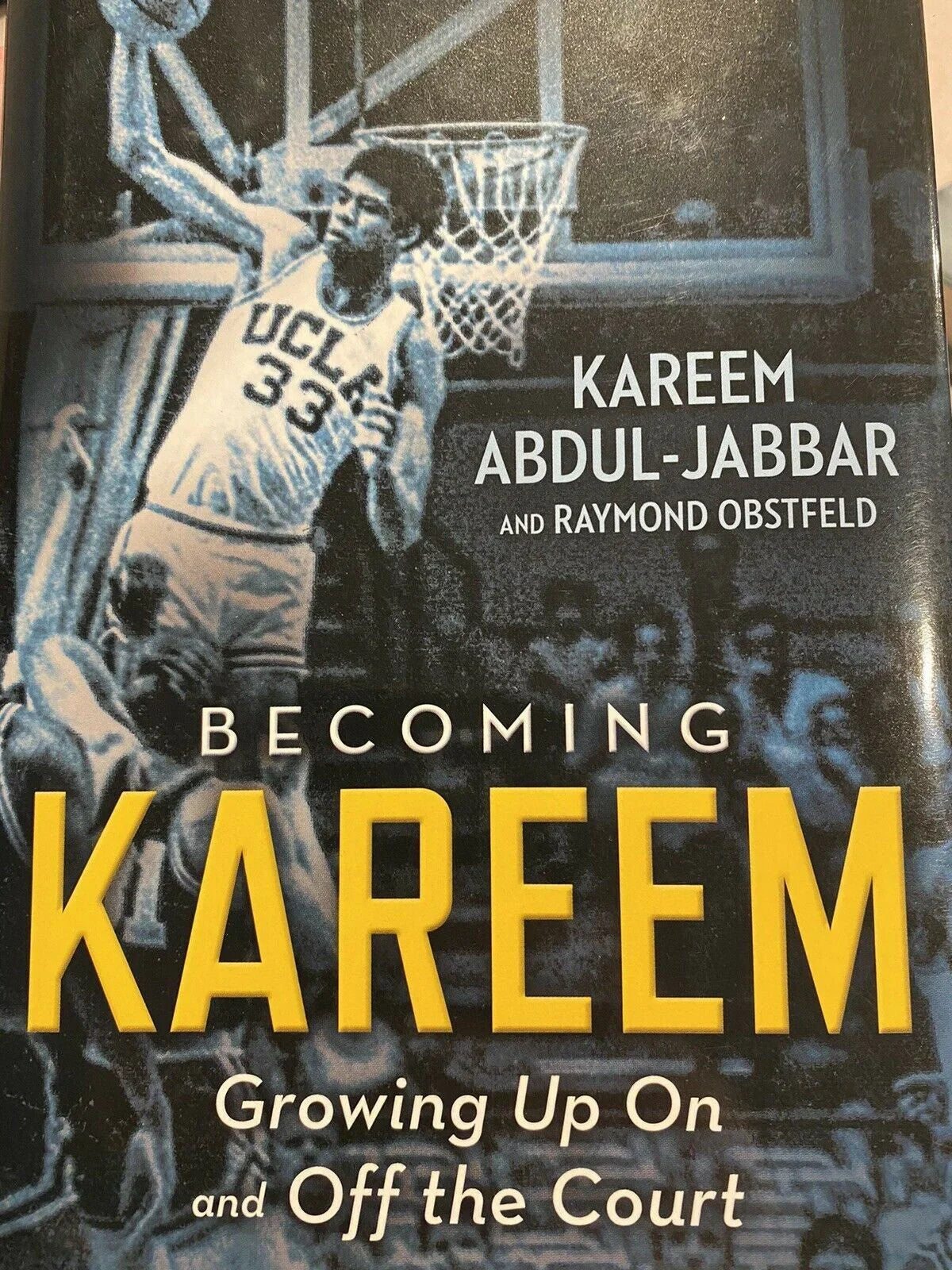 Kareem Abdul-Jabbar signed Becoming Kareem book JSA Lakers - AutographsForSale.com