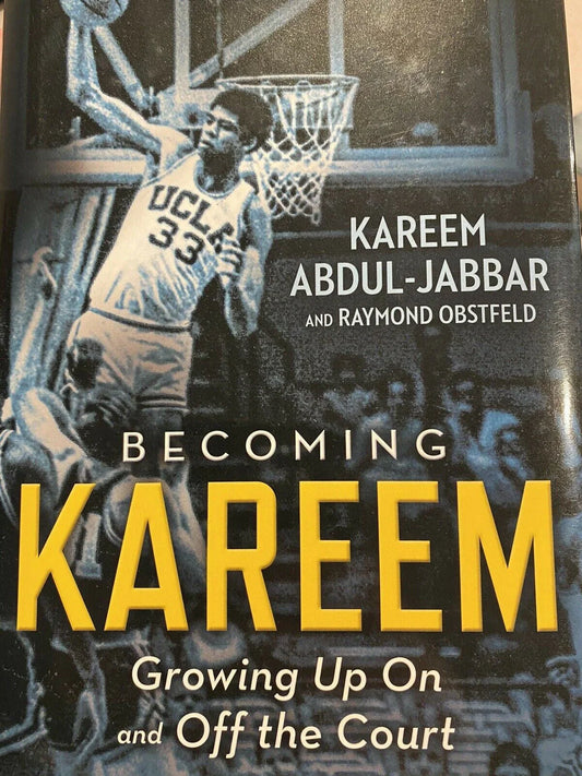 Kareem Abdul-Jabbar signed Becoming Kareem book JSA Lakers - AutographsForSale.com