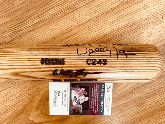 Wally Joyner autographed Louisville Slugger San Diego Padres 1990s game model bat JSA - AutographsForSale.com