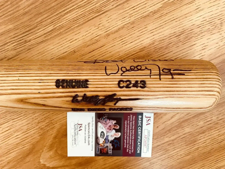 Wally Joyner autographed Louisville Slugger San Diego Padres 1990s game model bat JSA - AutographsForSale.com