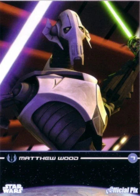 Star Wars Clone Wars General Grievous 2009 SDCC promo card - AutographsForSale.com
