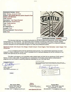 2012 Mariners team signed Russell jersey Felix Hernandez Ichiro Suzuki JSA - AutographsForSale.com