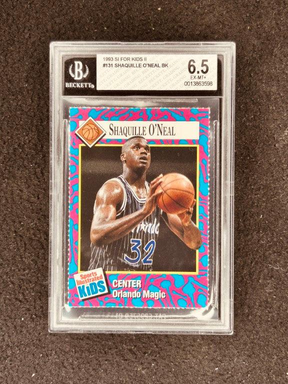 Shaquille O'Neal Orlando Magic 1993 Sports Illustrated for Kids card BGS Graded 6.5 - AutographsForSale.com