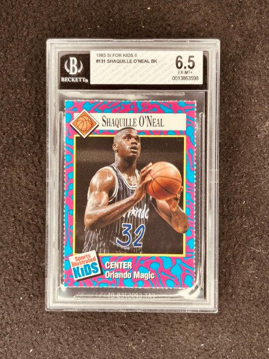 Shaquille O'Neal Orlando Magic 1993 Sports Illustrated for Kids card BGS Graded 6.5 - AutographsForSale.com