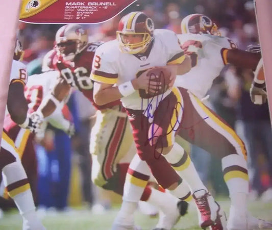 Mark Brunell autographed Washington Redskins calendar photo - AutographsForSale.com