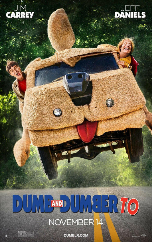 Dumb & Dumber To mini 2014 11x17 movie poster Jim Carrey Jeff Daniels - AutographsForSale.com