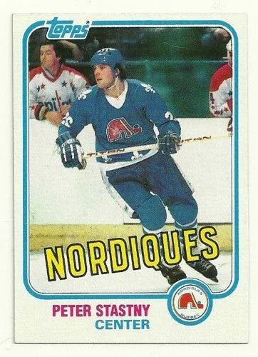 Peter Stastny 1981-82 Topps Rookie Card #39 - AutographsForSale.com