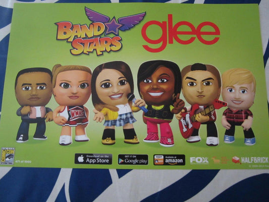Glee Band Stars 2014 SDCC exclusive mini poster /1000 - AutographsForSale.com