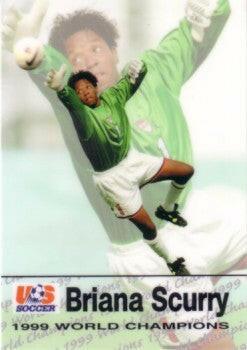 Briana Scurry 1999 US Women’s World Cup Champions team Roox Soccer Rookie Card USWNT - AutographsForSale.com